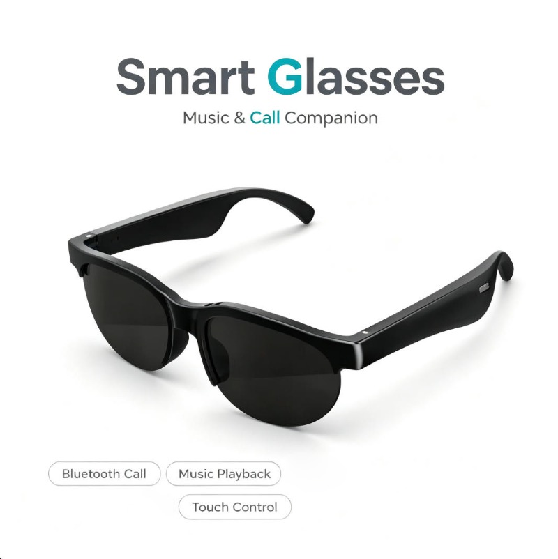 Smart Glasses Lens - Inteligentne okulary z funkcją połączeń Bluetooth,
