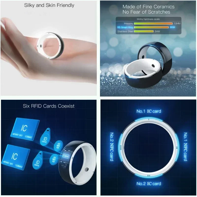 Smart Ring Nfc Pay - Smart Ring Inteligentne urządzenie przenośne, 125KHZ