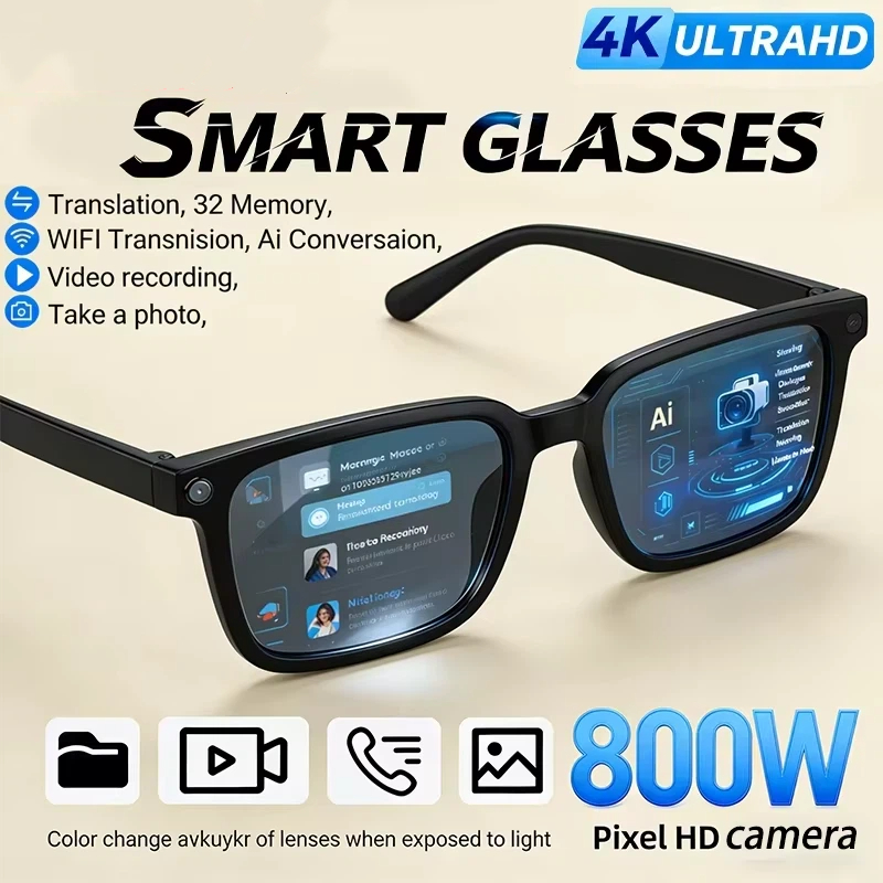 Smart Glasses Lens - Okulary OnePlus AI Smart Glasses 8K